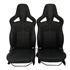 Elite Sports Seat Pair Heated Diamond Black - EXT340DBXS - Exmoor - 1